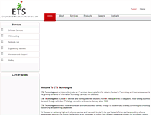 Tablet Screenshot of ets-staffing.com